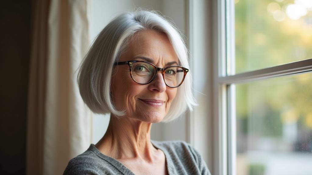 Quelle coupe de cheveux choisir à 70 ans avec des lunettes ?