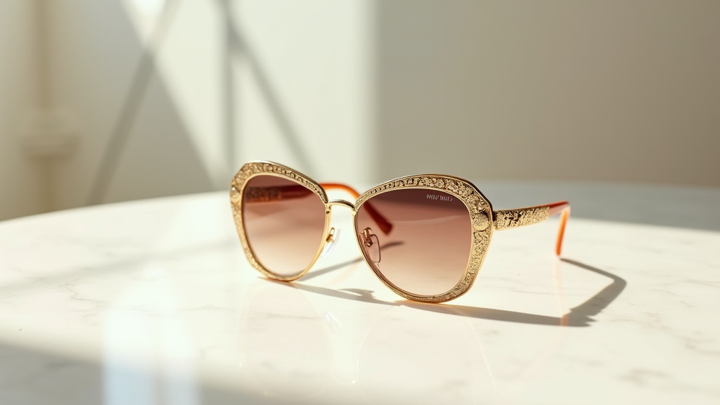 Boutique Miu Miu dans une rue élégante de Paris, avec vitrine exposant les dernières collections de lunettes