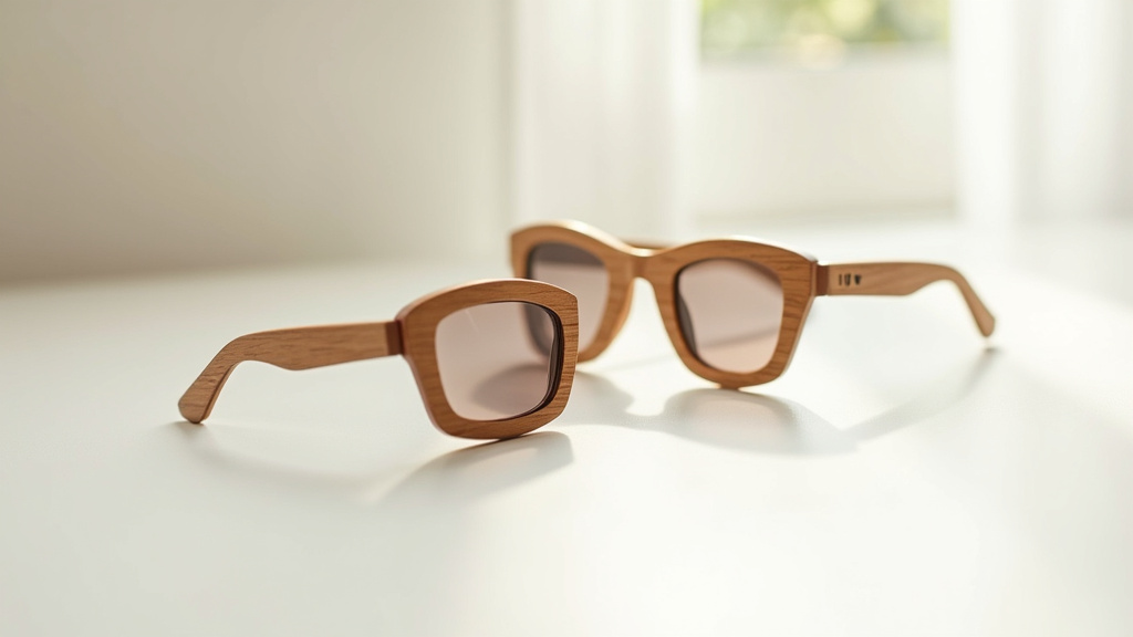 Collection 2026 de lunettes de soleil haut de gamme sur fond ensoleillé