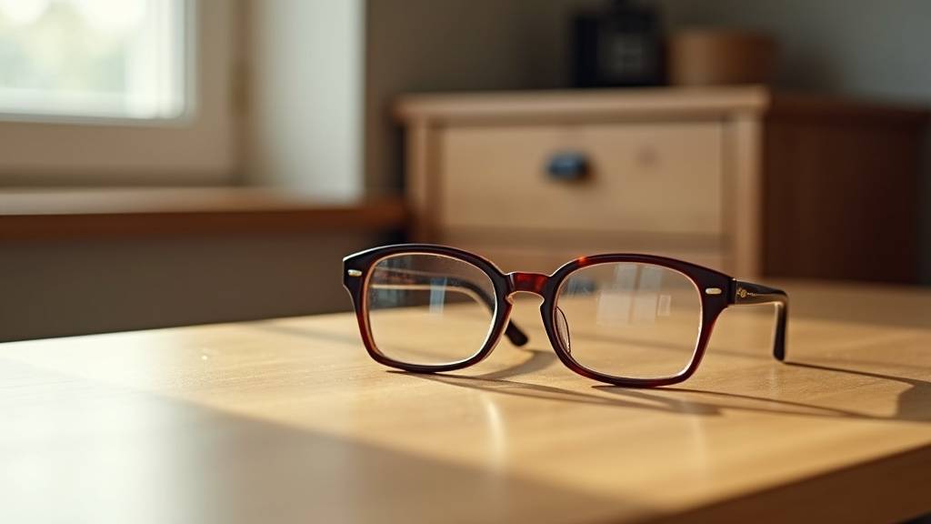 Exemple de photos de lunettes prêtes à vendre sur fond blanc avec toutes les angles montrés